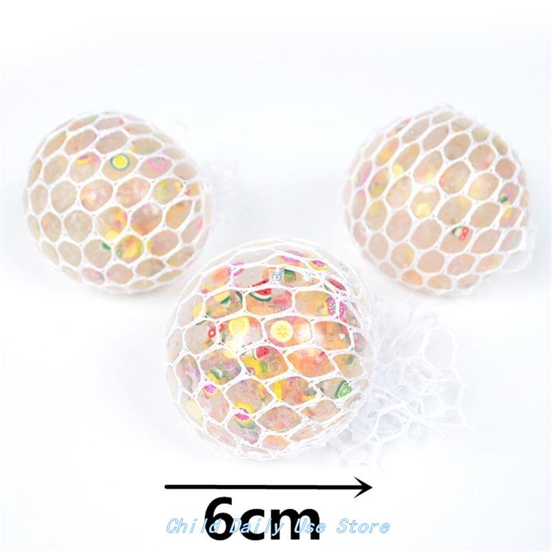 极速6cm Anti-StreSS SquiShy BAll FuInny Fruit Slice GrApe