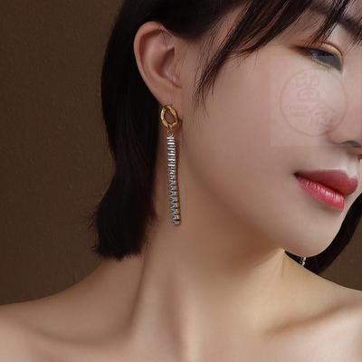 极速。Ins wignd fairy full diamond zircon shows slender Tass