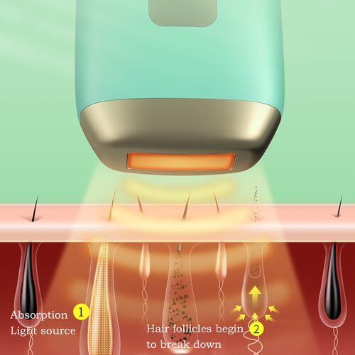 极速New Laser Painnless IPL Hair Removal depiladora Permanen