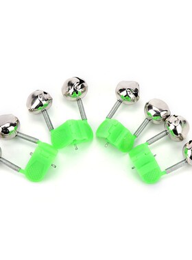极速10Pcs/eSet Twin Spiral Bells Fishing Bite Alarms Outdoor