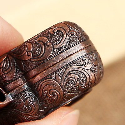 极速黄铜释迦摩尼佛像嘎乌盒可y打开装藏随身佛像吊坠男女紫挂件