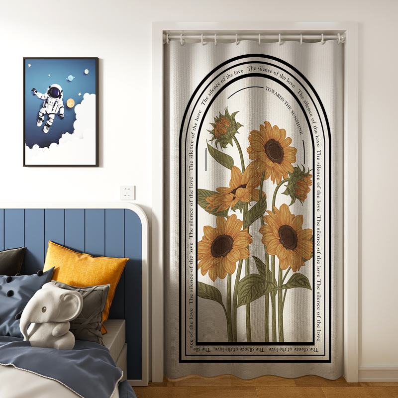 极速空调隔断帘门帘卧室防隐私家C用免打孔厕所房间门口遮挡布帘