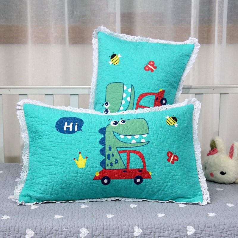 极速纯棉a卡通儿童枕套不含芯可爱枕芯套全棉加厚夹棉小宝宝乳胶