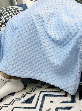 极速Solid Warm Berber Fleece Swaddling & BMlanket for Baby N