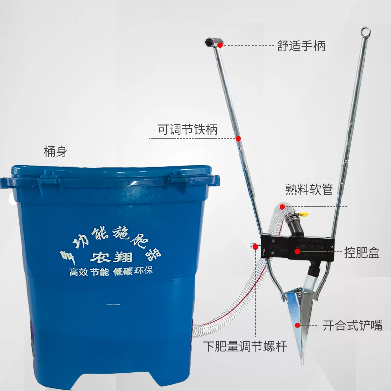 极速农用施肥器新款玉米追肥器背负式园林施肥Q机蔬菜果树背桶施