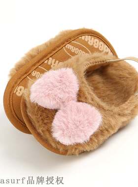 极速Autumn winter 0-1 ryear old baby shoes autumn winter cot
