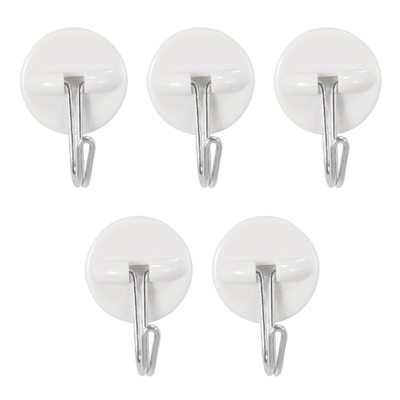 极速5pcs White Wall Horoks Hangers Self Adhesive Door Wall H