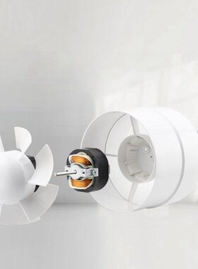 极速Duct Fan 100mm Exhaust Fan - with Overrun - QuiWet Inlin