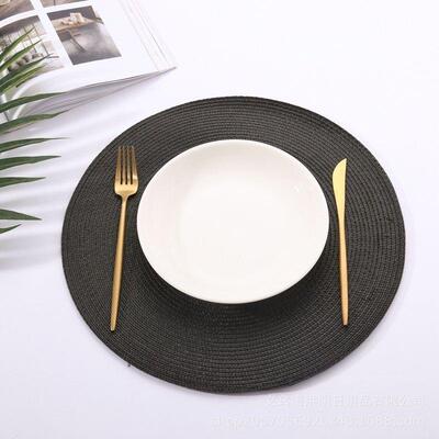 极速PP Environmentally Friendzly Round Placemat Western Plac
