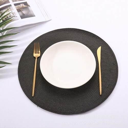 极速PP Environmentally Friendzly Round Placemat Western Plac