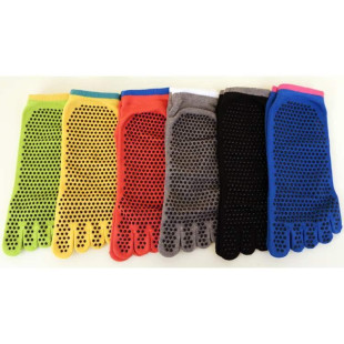 极速Women Yoga Socks Anti-slip Five Fingers Dance VGym Fitne