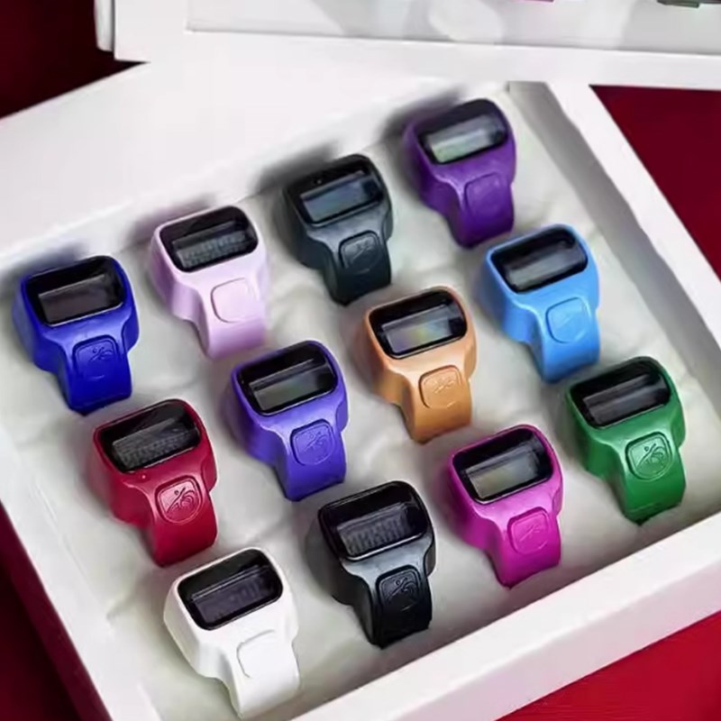 极速新款戒指开口计数器手动电子数显按键迷O你男女彩色子人流客