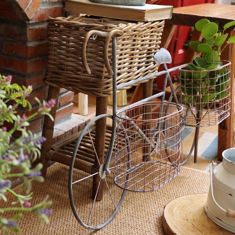 极速复古壁挂自行车花q框模型挂件创意壁饰墙饰酒吧餐厅怀旧装饰