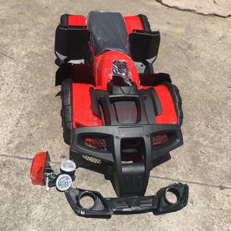 极速新品四轮摩托大沙滩车配件x全套外壳 全车塑料P件主体坐垫脚