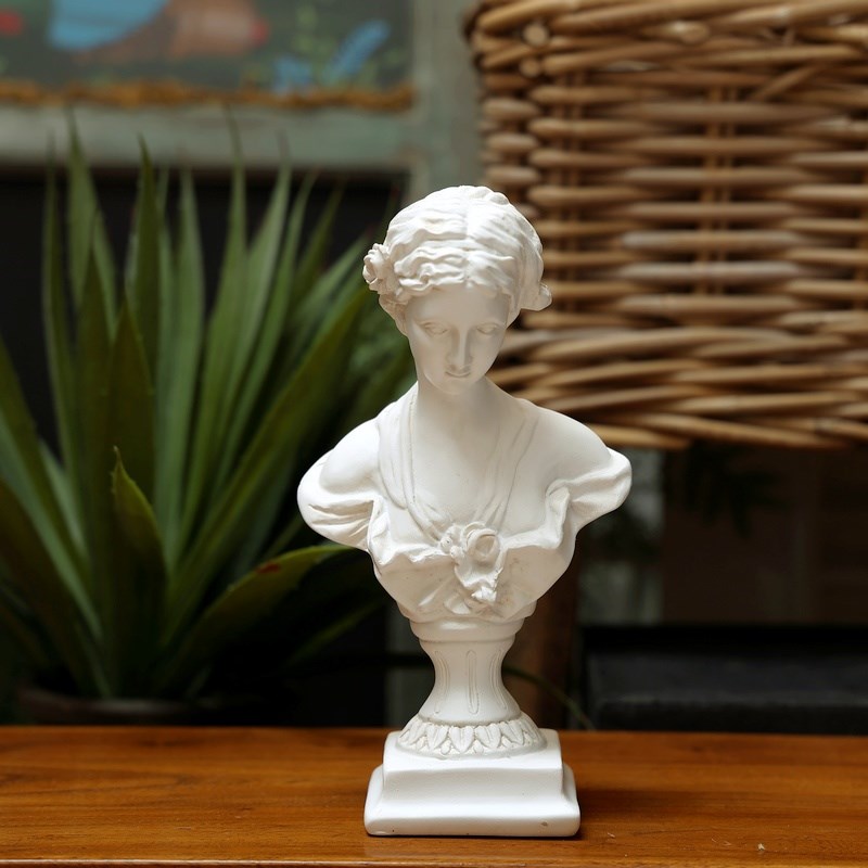 极速北欧复古做旧风格维纳斯女神像石膏I艺术雕刻飘窗书房玄关装