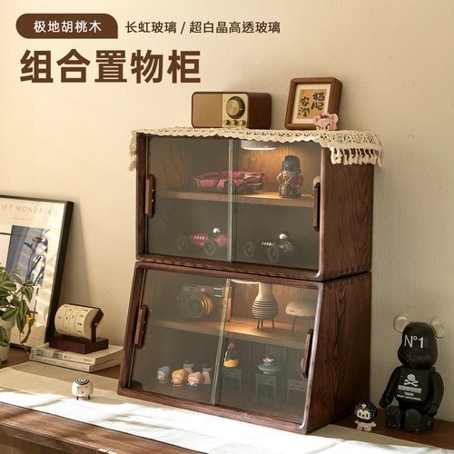 实木杯子收纳置物架餐边柜