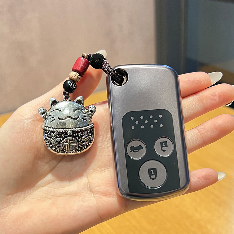 适用本田八代雅阁钥匙套奥德赛9代思域老款思铂睿12年CRV车壳扣包