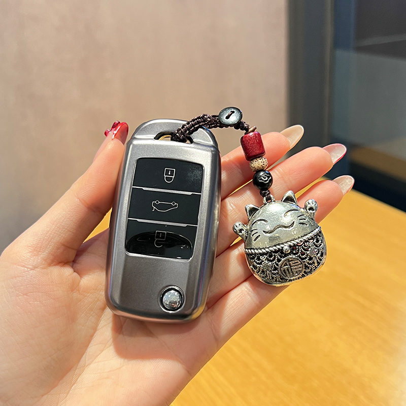 适用长安糯玉米钥匙套cs55plus车cs35逸动lumin奔奔estar欧尚x7扣