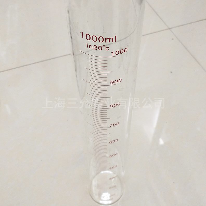 无底量筒1000ml实验室耗材化学实验器材实验设备耗材现货