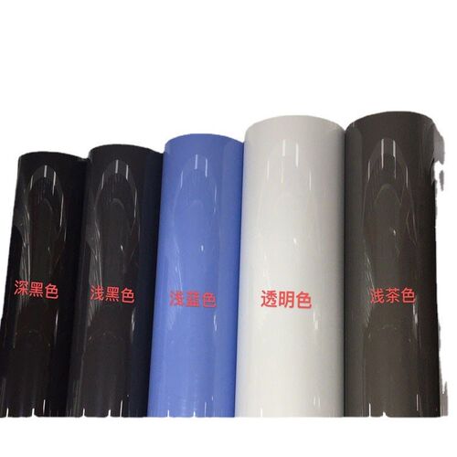 速发整防TPU熏黑大灯膜TPH尾灯改色膜透明浅蓝刮黑自修复保护卷浅