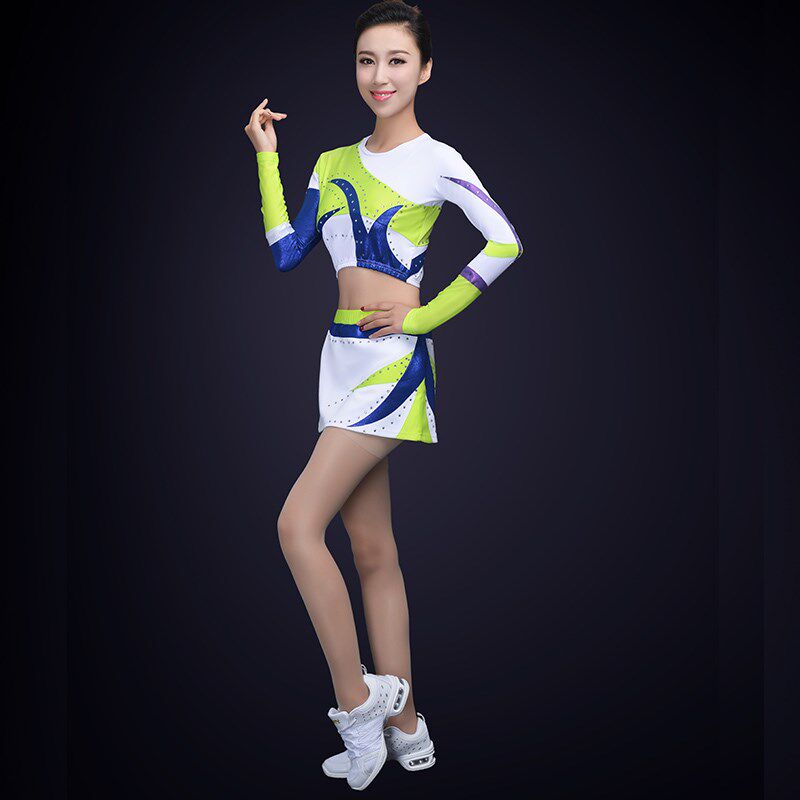 速发新款成人男啦啦操服装演出服健美操服套装团体拉拉队服装