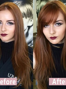 LUPU Synthetic Side Bangs Hair Extensions Clip In Side Bangs