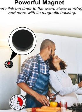 New Stainless Steel Visual Timer Mechanical Kitchen Timer