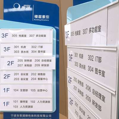 极速铝合金定制楼层索引牌办公室大厦企业商场双层可更换指向牌定