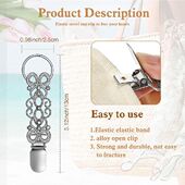 Hat Alloy Clip Straw Travel Retro Outdoor Cap Flower