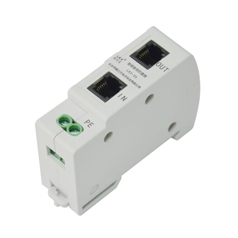 定制程控交换机MODEM应急电话中继线RJ11音频讯号防雷器LKX-SA雷