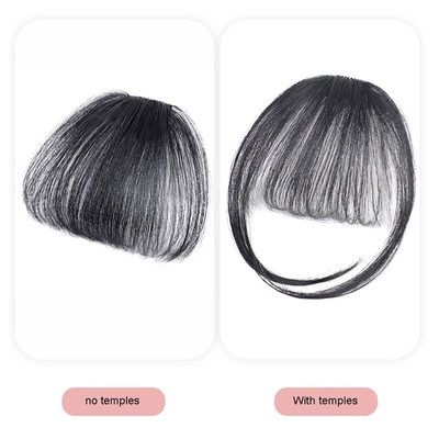 AS Fake Blunt Air Bangs Hair Clip-In Extension Synthetic Fak