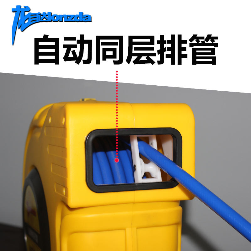 爆品自动伸缩卷管器PU包纱管气鼓卷轴空压机气泵气管风管气动工品