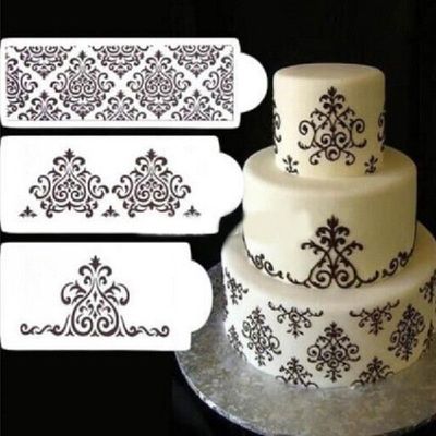 Decorate Cake encil Flower Form Pary Lace Embosser