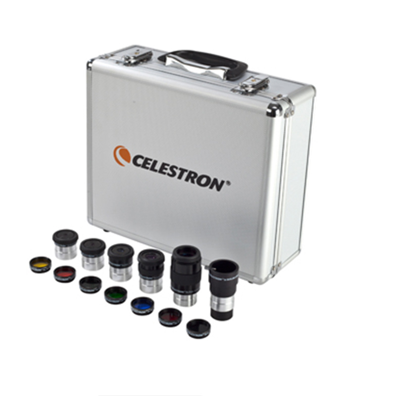 星特朗天文望远镜配件目镜套装铝箱组合94303 2X增倍镜专业观星