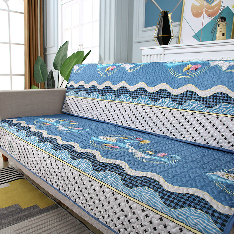 极速全盖沙发牀套罩沙发垫子四季通用防滑简约现代无扶手单人三人