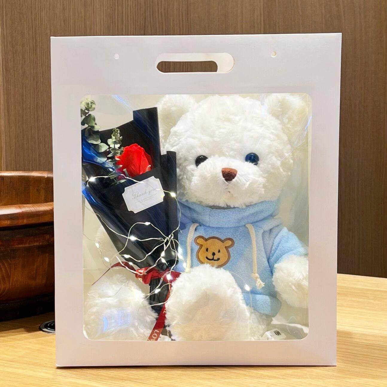 生日礼物女生闺蜜女朋友玩偶花束永生花新年38妇女节情人节礼物