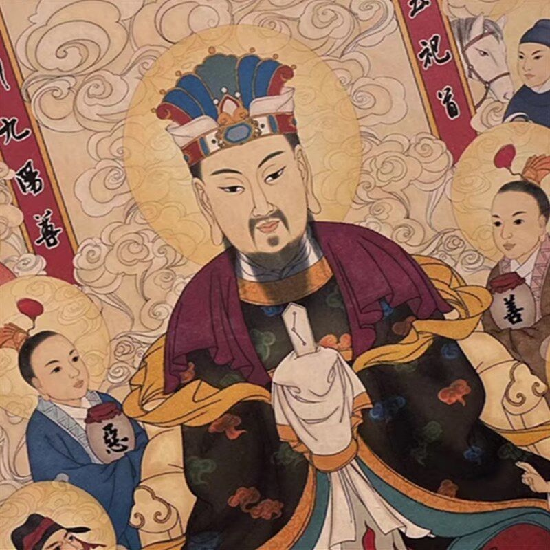 速发2025年灶神灶王爷厨房贴东厨司令画灶公灶婆年画神像灶君