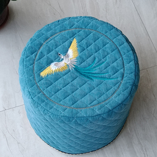 速发椅垫套罩凳子套套皮皮墩外约全包圆凳子简罩沙发墩草墩套居家