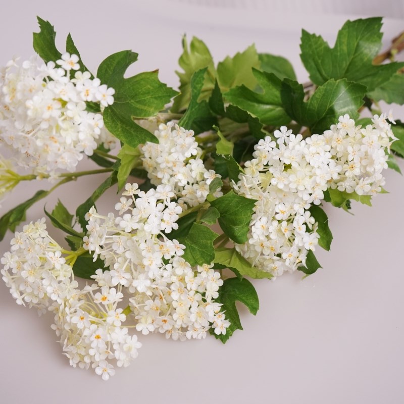 速发高品法浪质式花漫小雪球绣球花家居餐桌装饰花艺软装插花配花