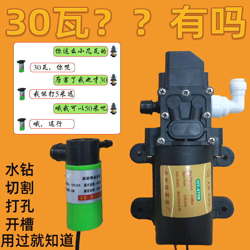 速发水钻水泵专用水槽机水泵打用机家孔净水器抽开泵自吸浇水菜