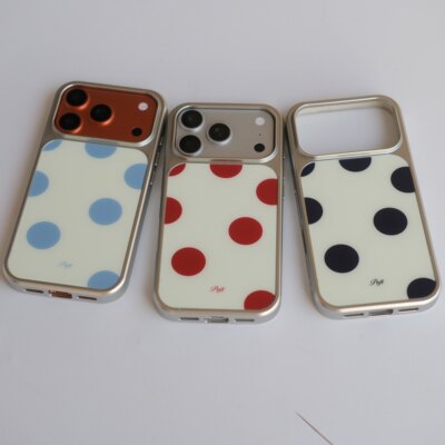 复古波点滴胶全包防摔手机壳