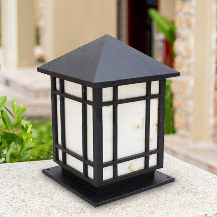 新中式柱头灯工程制作户外石柱围墙灯别墅小区现代庭院灯柱头灯,家装灯饰光源,柱头灯,淘宝优惠券,粉丝福利购,淘宝优惠卷