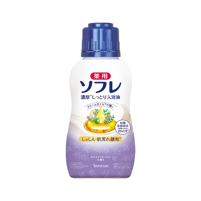 新款到货日本巴斯克林舒芙蕾入浴液沐浴泡澡牛奶浴嫩白保湿滋润