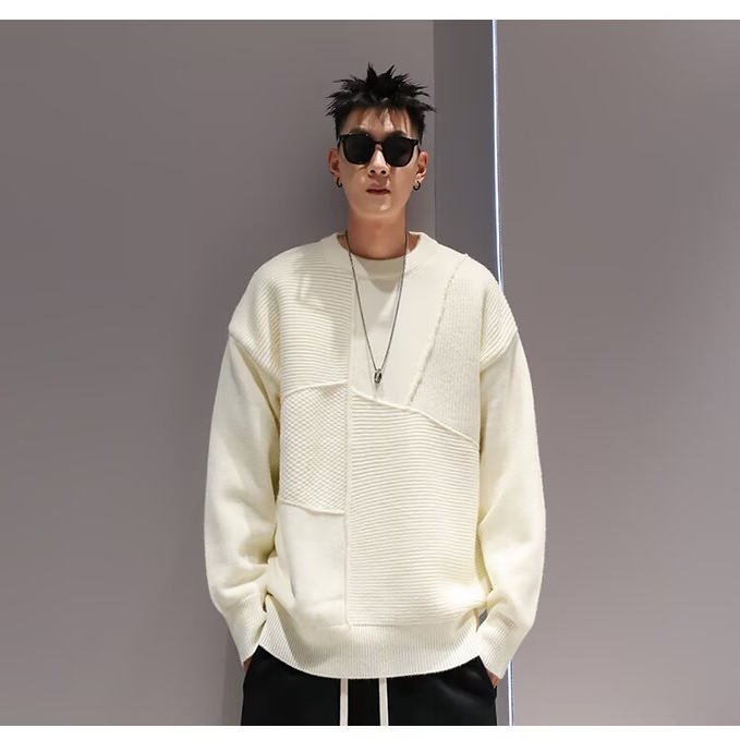 秋冬港风潮流打底衫男士外套