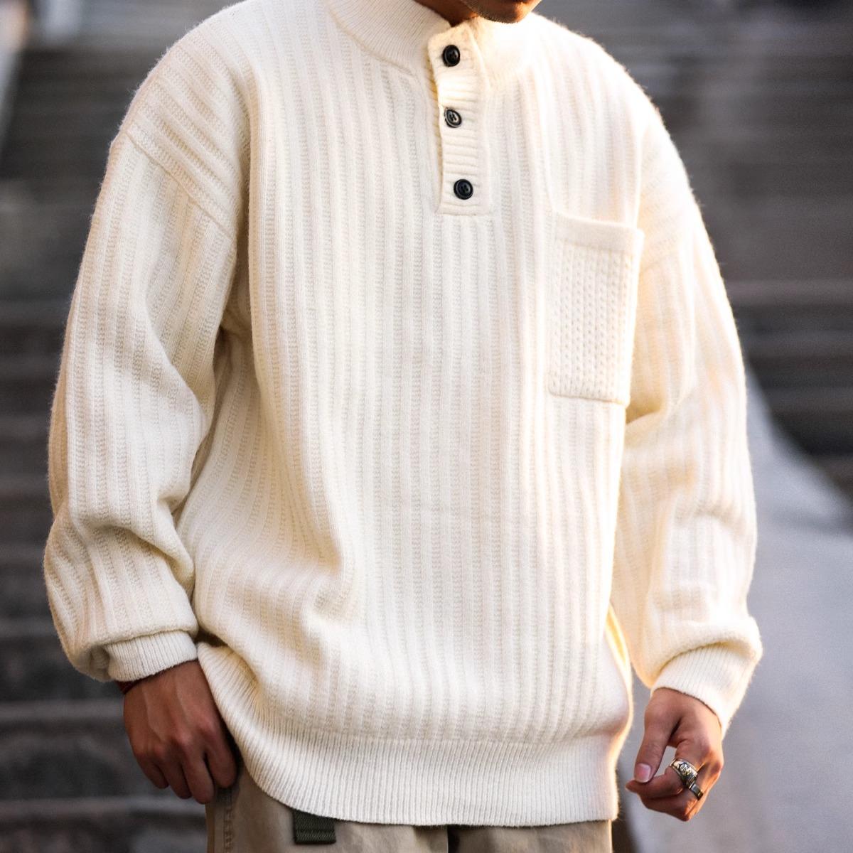 套头毛衣加肥加大针织衫