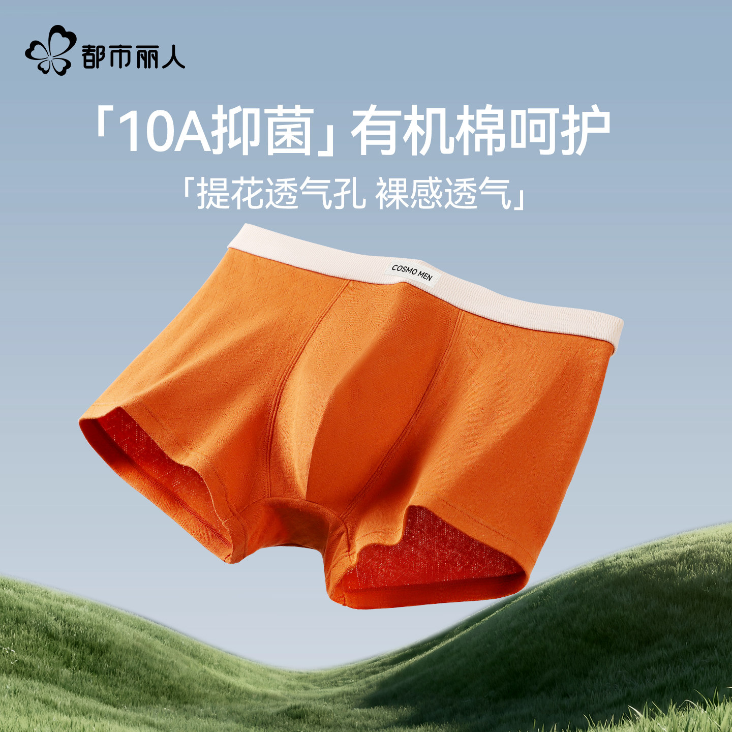 都市丽人青少年内裤纯棉男士平角裤衩2026新款男生无痕透气短裤头,女士内衣/男士内衣/家居服,男平角内裤,淘宝优惠券,粉丝福利购,淘宝优惠卷