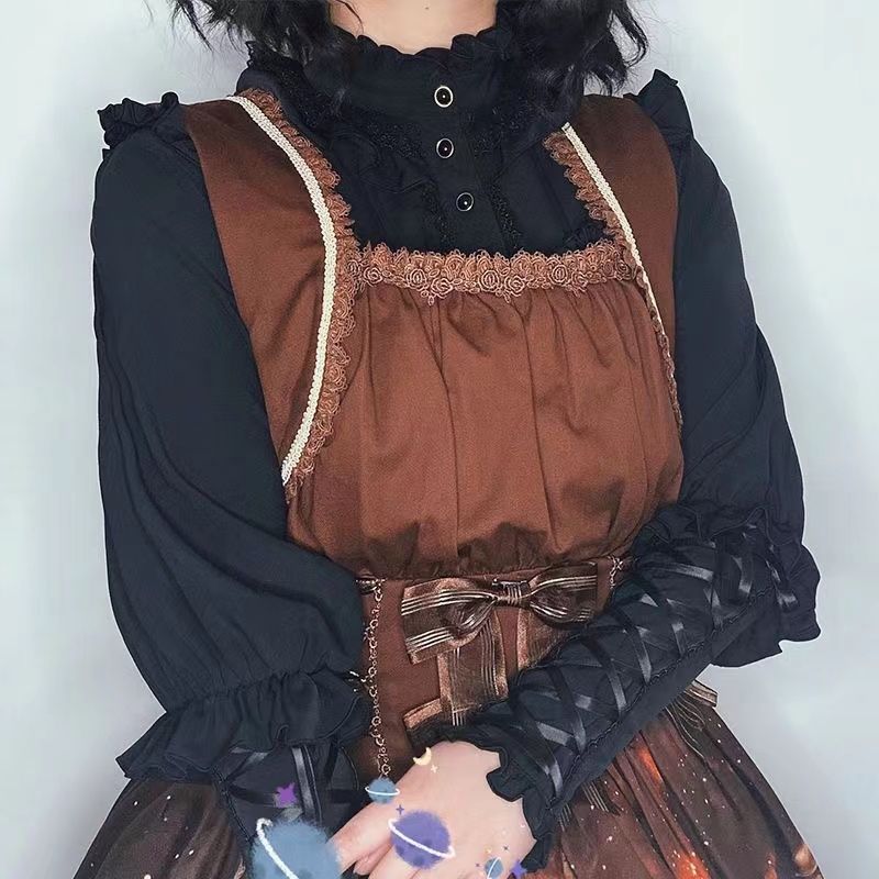 羊腿袖洛丽塔内搭立领Lolita内搭