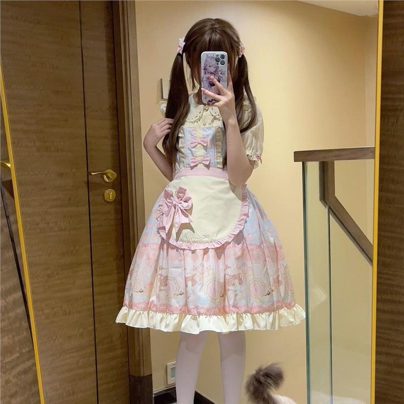 原创社新款【甜甜咪】洛丽塔可爱短裙JSK日常风公主裙