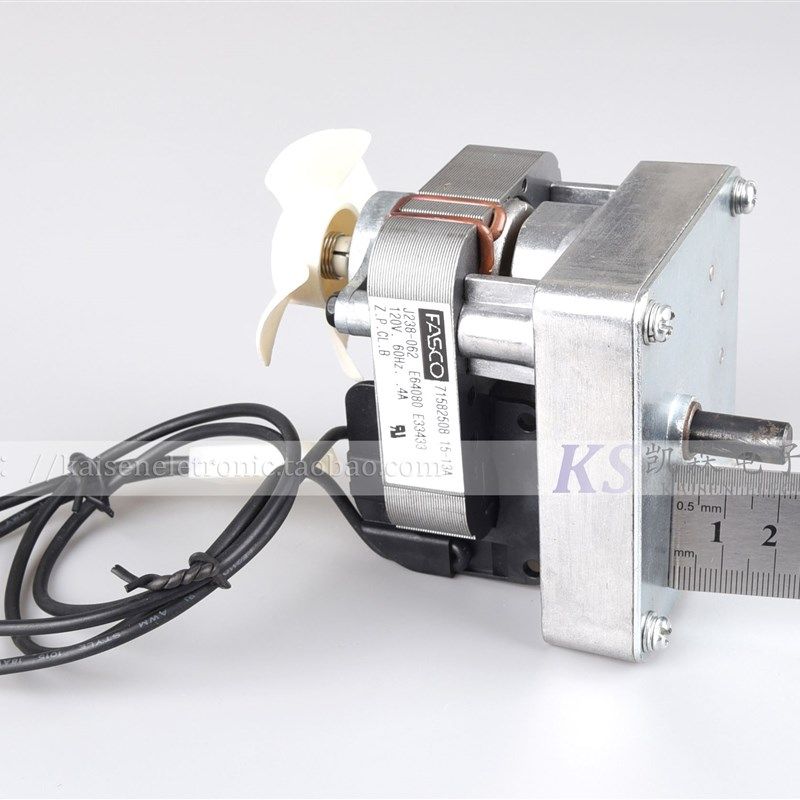 现货。燃木粒烧烤炉BBQ烟熏烤箱UL送料120V减速齿轮箱电机马达715