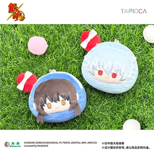 【TAPIOCA预售】银魂周边 蛋糕卷毛绒玩偶娃娃 坂田银时 桂小太郎